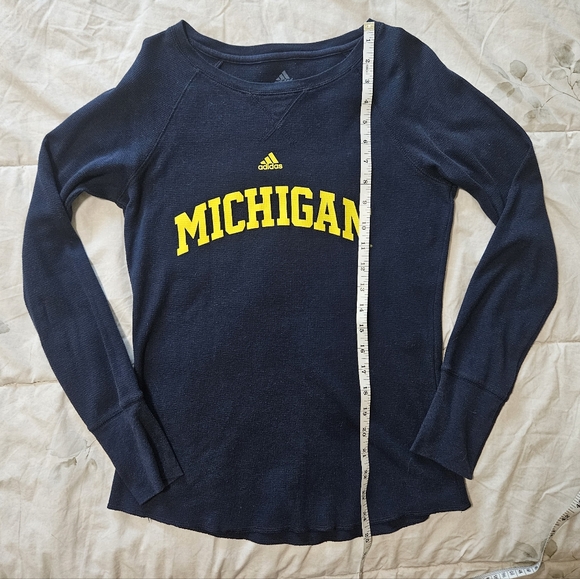 University Of Michigan Adidas Long Sleeve Small - Picture 5 of 7